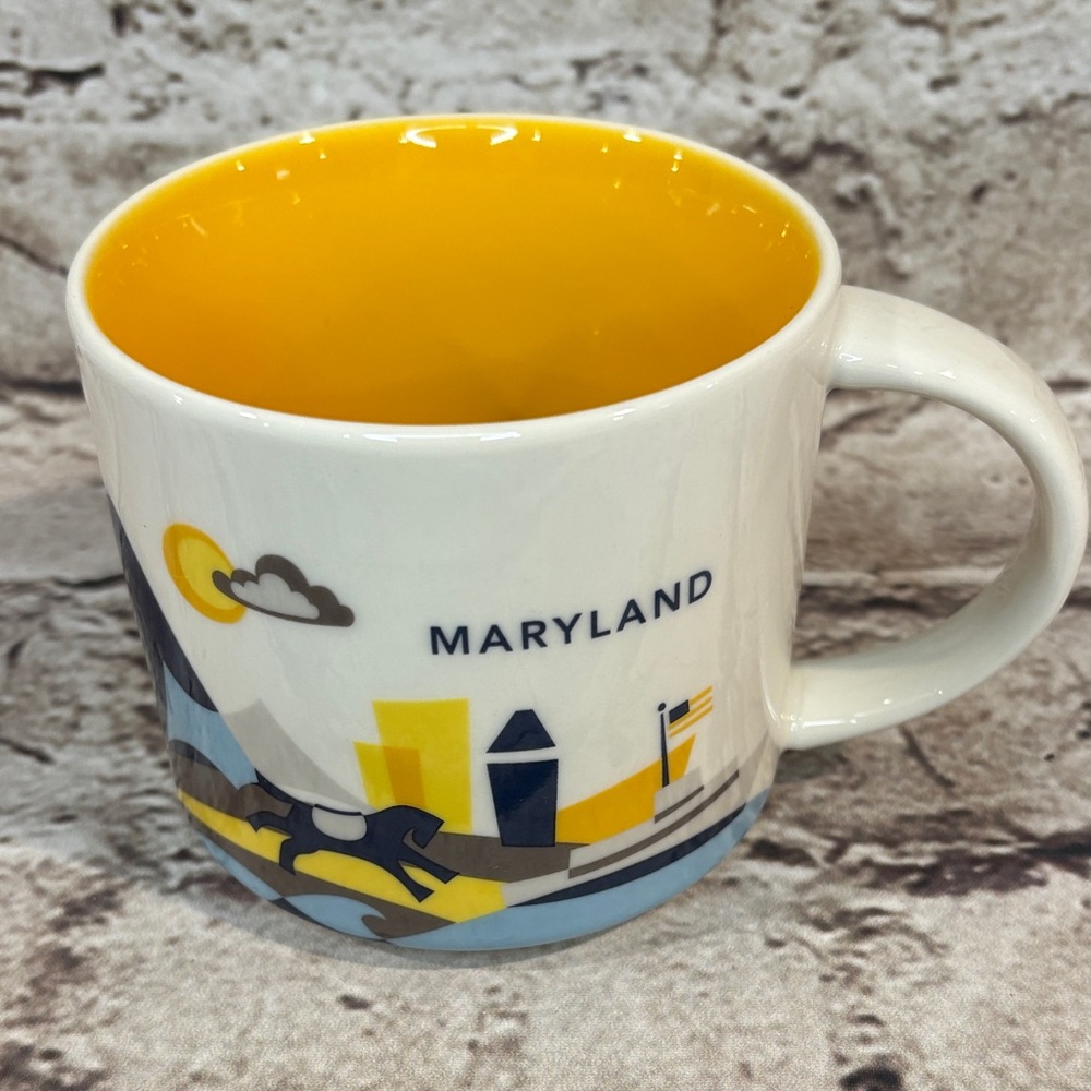 Starbucks Coffee 2015 “You Are Here” Collection Maryland Mug 14 oz